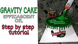 GRAVITY CAKE  EFFICASCENT OIL CAKE STEP BY STEP FREE TUTORIAL [upl. by Olshausen127]