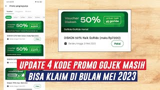 Update 4 Kode Promo Gojek Terbaru di Bulan Mei 2023 Kode Voucher Goride amp Gocar [upl. by Maleeny]