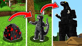 GODZILLA LEBENSZYKLUS in Minecraft  Vom BABY zur BESTIE [upl. by Carney]