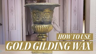 How to use Gold Gilding Wax [upl. by Osanna]