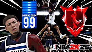 THIS 6’9 ISO BUILD WITH 99 DRIVING DUNK HAS BROKEN NBA2K25 [upl. by Sidoeht]