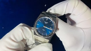 Tissot PRX 205 40mm ‘Blue dial’  4K Unboxing amp Review [upl. by Ehcor]