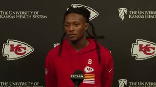 Chiefs WR DeAndre Hopkins Don’t Need Motivation amp Talks Comfort with Patrick Mahomes amp Andy Reid [upl. by Torray]