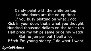 Post Malone  Candy Paint Lyrics  Lyric Video [upl. by Mccartan]