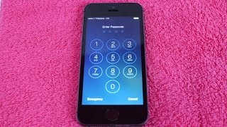 How To Remove Forgotten PASSCODE iPhone 5S amp 5C  iPad Mini iOS  Bypass Password  Unlock Tutorial [upl. by Eetnahs]