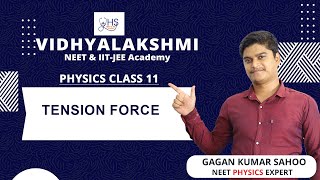 Tension Force  Law of Motion Class 11  IIT JEENEET Physics [upl. by Eiltan]