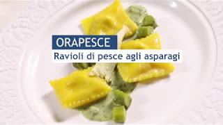 Ravioli di sogliola al sugo di asparagi [upl. by Aleunamme]