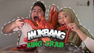 MUKBANG KING CRAB AFIQ TAK PERCAYA KING CRAB HARGA RM5 SAHAJA [upl. by Jola]