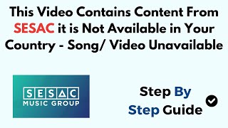 This Video Contains Content From SESAC It Is Not Available In Your Country  Song Video Unavailable [upl. by Fellows]