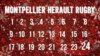 Le calendrier de lavent du Montpellier Hérault Rugby [upl. by Acirdna]