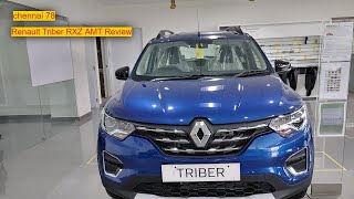 Renault Triber RXZ AMT Facelift review chennai 78 Tamil Car Review chennai78 triber renault [upl. by Toland]