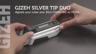 Gizeh silver tip duo  Tubeuse à cigarette pour filtre extra 25mm [upl. by Ettesel825]