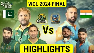 INDIA CHAMPIONS VS PAKISTAN CHAMPIONS WCL Highlights 2024  PAK VS IND  Final Match Highlights [upl. by Mcnelly]