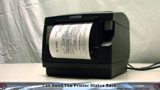 Coupon Printer  Citizen CTS651 [upl. by Ihcas]