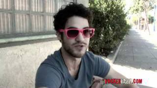 GLEEs Darren Criss exclusive interview Part two [upl. by Nitsoj216]