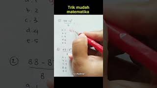 Matematika Dasar maths matematika trikmatematika trikcepatperkalian [upl. by Lesh426]