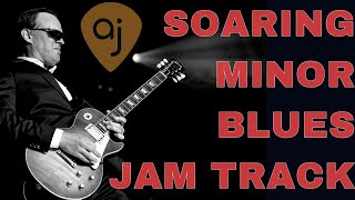 Bonamassa Style Minor Blues Backing Track in E Minor 6​​8  158 BPM [upl. by Onaicnop]