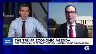 Former Treasury Secretary Mnuchin Tariffs need to be used to get counterparties back to the table [upl. by Janetta889]