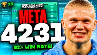 New META 4231 FM24 Tactics  Best FM24 Tactics For PC Console And Mobile [upl. by Clemmy284]