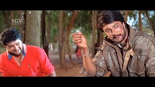 Kiccha Sudeep Decent Ragging Rekha In College  Comedy Scene  Huchha Kannada Movie [upl. by Sorci]