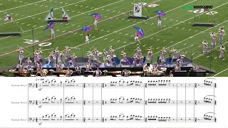 Carolina Crown 2019  Beneath the Surface  Baritone Feature [upl. by Neelahs900]