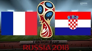 FRANKREICH vs KROATIEN  WM 2018  FINALE [upl. by Moir896]