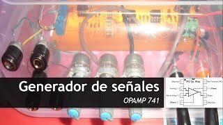 ¿Cómo hacer un Generador de funciones con OPAMP LM741 Amplificador Operacional Jorge APC [upl. by Attelrac15]