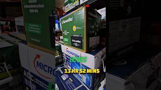 Lithium Inverter Battery vs Lead Acid  CHARGING TIME TEST  Suvastika Li100 With 1200wh shorts [upl. by Nave]