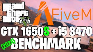 GTA 5 FiveM 2024  GTX 1650S 4GB amp i5 3470  Performance Test [upl. by Carolus]