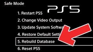 PS5 How to REBUILD DATABASE  Safe Mode [upl. by Yenruoj]