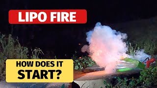 Lipo Battery Fire and safety  how does it start and how big is the lipo fire [upl. by Amadeus]