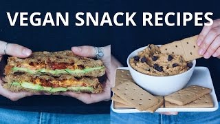 VEGAN SNACKS FOR AFTER SCHOOL amp WORK [upl. by Brannon821]