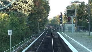 Führerstandsmitfahrt SBahn Berlin S 2 Blankenfelde  Bernau [upl. by Einrae]