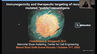 Immunogenicity and Therapeutic Targeting of Recurrently Mutated quotPublicquot Neoantigens [upl. by Annodahs]