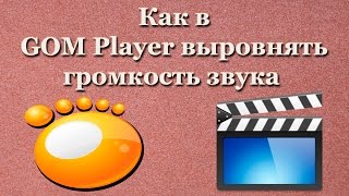 Как в GOM Player выровнять громкость звука [upl. by Agni]