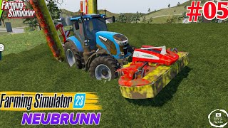 Bye new mower in farming simulator 23 NEUBRUNN gameplay 5 [upl. by Naejeillib]