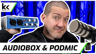 Presonus Audiobox USB 96 amp Rode PodMic  Setup amp Demo [upl. by Blalock]