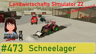 Schneelager  Landwirtschafts Simulator 22 deutsch 473 [upl. by Ahsiekan]