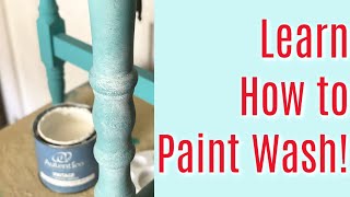 How to Paint Wash Furniture [upl. by Magree3]