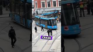 This Tram Crashed Into A Store In Norway [upl. by Averyl]