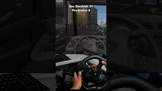 shorts Bus Simulator 21 PlayStation 5 amp Logitech G29 Steering wheel [upl. by Irena485]