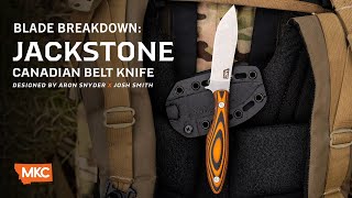 INTRODUCING THE JACKSTONE  CANADIAN BELT KNIFE [upl. by Wiltsey285]