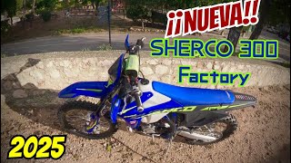 Estrenando la SHERCO FACTORY 300 2025  enduro sherco offroad 2025 [upl. by Reifnnej]