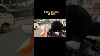 Bike ko gira diya 😰🥺💔virelshorts automobile ninja2r sportsbike rider [upl. by Hedelman]