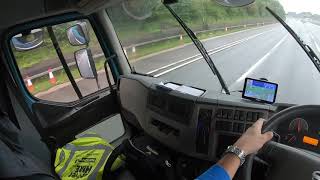 HGV CLASS 2 POV DRIVING VOLVO FL 260 IN ENGLAND [upl. by Aikkin]