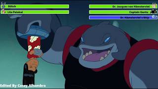 Stitch The Movie 2003 Final Battle with healthbars 12 [upl. by Whitman]