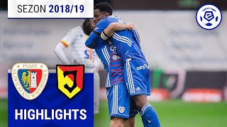 Piast Gliwice  Jagiellonia Białystok 21  SKRÓT  Ekstraklasa 201819  35 Kolejka [upl. by Bowe162]