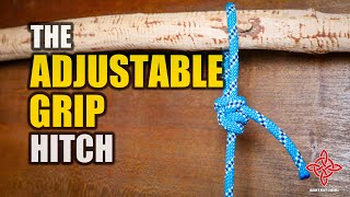 Adjustable Grip Hitch  How to Tie a Hitch Knot [upl. by Adrienne]