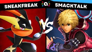 Sneakfreak Greninja vs Smacktalk Shulk  Super Smash Bros Ultimate Amiibo Fights [upl. by Pisano]