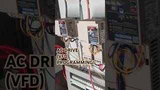 How to do AC Drivevfd programming vfd electricalengineering programming viralvideo trending [upl. by Hicks]